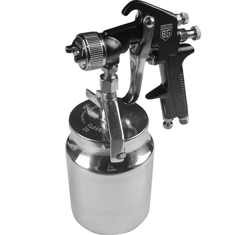 Краскопульт пневматический Berger BG1361 БЛАУ HP 14 мм нижний бачок