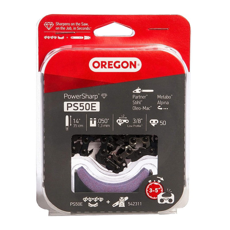 Цепь для бензопилы Oregon POWERSHARP PS50E (толщина 1.3 мм, 50 звеньев, шаг 3/8" (0.375))