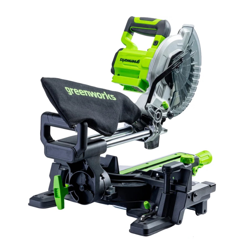 Торцовочная пила Greenworks GD24MS216 24V 1501707UA, аккумуляторный, бесщеточный, 4800 об/мин, 216x30мм, рез 65х310мм,1х2Ач, ЗУ в Туле