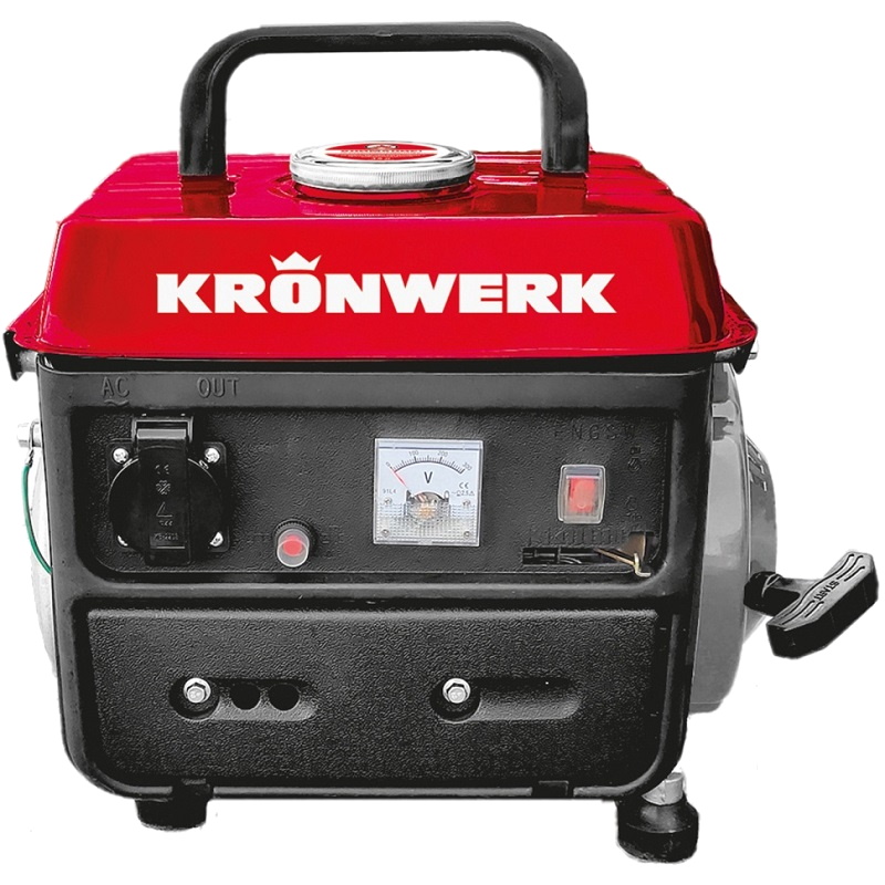 Генератор бензиновый Kronwerk LK-950 94667 08 кВт 230 В ручной стартер 8101₽