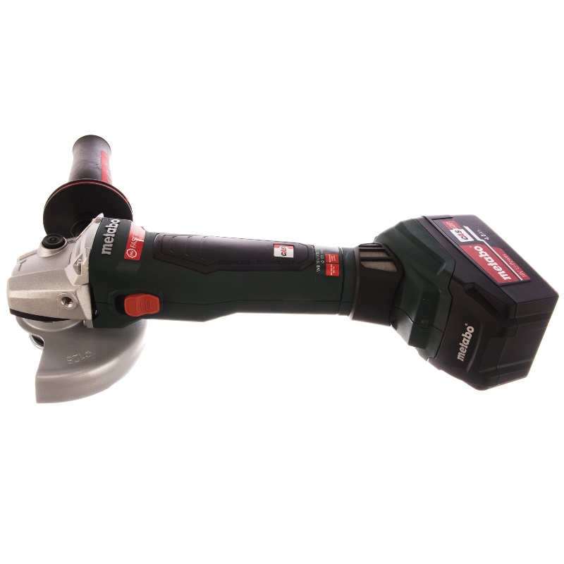 Угловая шлифмашина (болгарка) аккумуляторная Metabo WB 18 LTX BL 125 Quick T03360, 125 мм, 18 В, плавный пуск в Кинешме