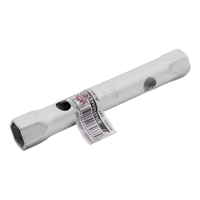 Ключ трубчатый Thorvik SBS1719 053787 усиленный 17x19 мм 1121₽