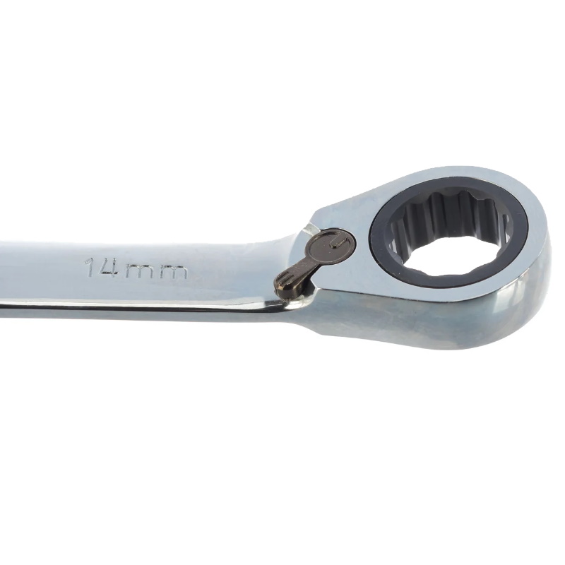 Ключ гаечный комбинированный трещоточный Jonnesway W106114 (W60114) 049296, с реверсом, 14 мм в Твери