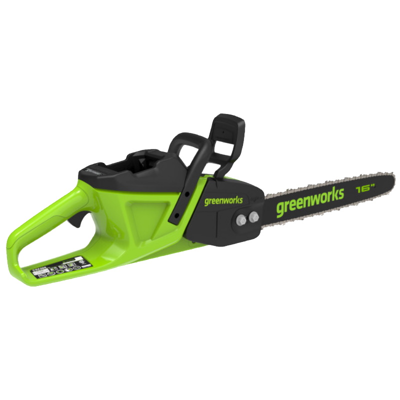 Цепная пила аккумуляторная Greenworks 2008807UB, 40V, 40 см, 2000 Вт, бесщеточная,   c 1хАКБ 4 Ач И ЗУ в Череповце