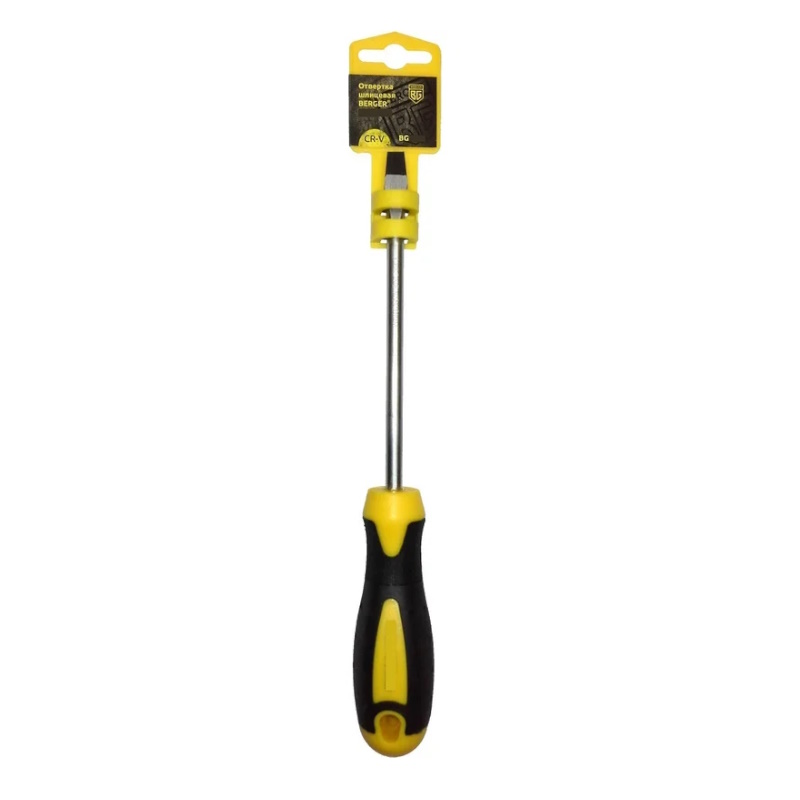 Отвертка шлицевая Berger BG1041, SL4х100мм