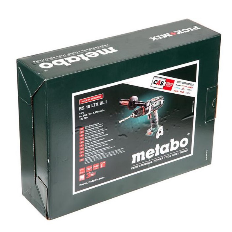 Аккумуляторная дрель-шуруповерт Metabo BS 18 LTX BL I 602350890