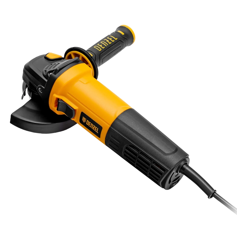 Угловая шлифмашина (болгарка) Denzel AG125-1500 26907, 125 мм, 1500 Вт, плавный пуск, регулировка оборотов в Туле