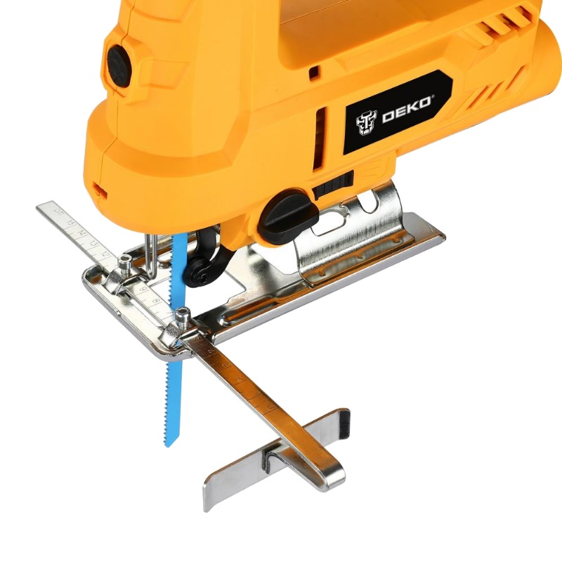 Электролобзик Deko DKJS1000 Laser 063-4189, 1000 Вт, лазерный указатель, с маятниковым ходом, в кейсе