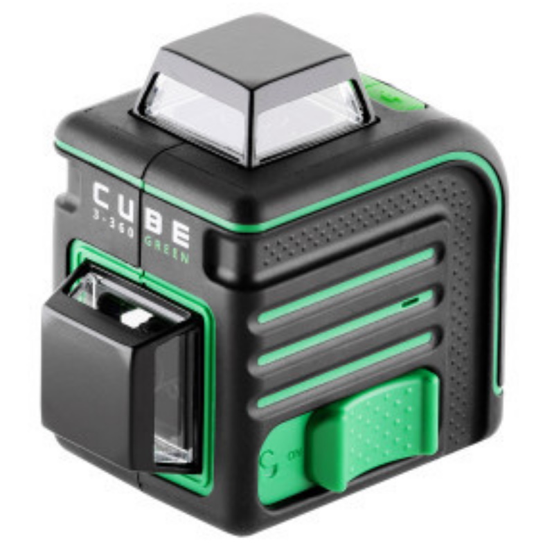 Комплект уровень лазерный Ada CUBE 3-360 GREEN Basic Edition + Штатив-штанга элевационный Ada SILVER PLUS в комплекте с треногой (3,6 м)  А00679 в Рыбинске