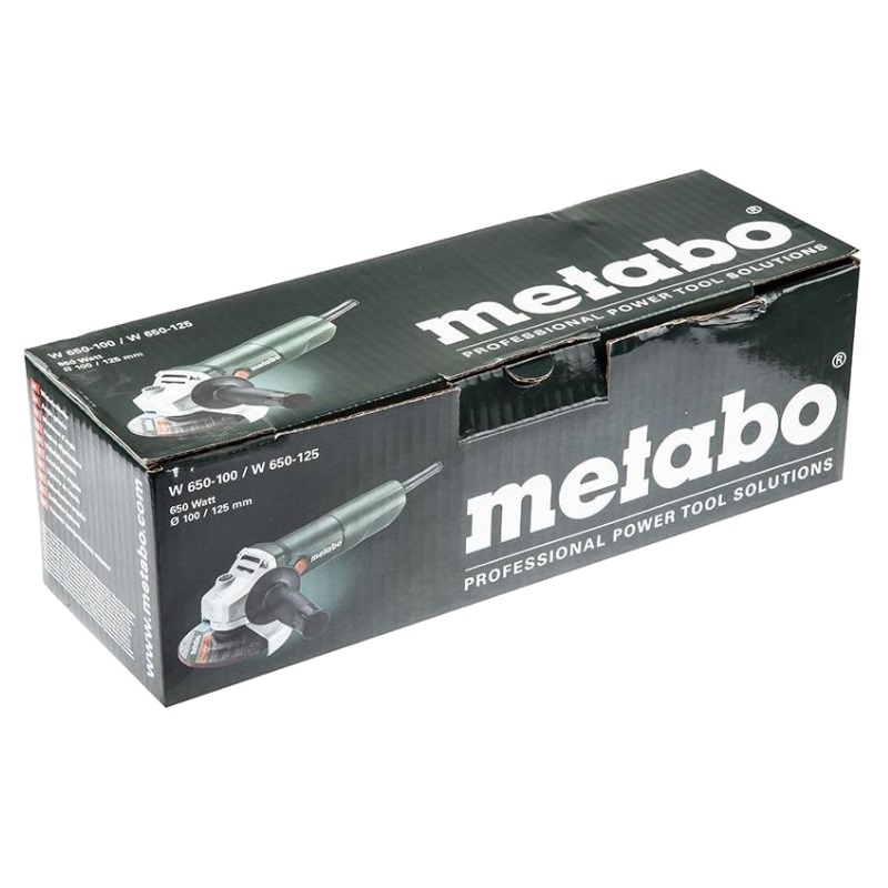 Угловая шлифмашина (болгарка) Metabo W 650-125 603602010, 125 мм, 650 Вт в Муроме