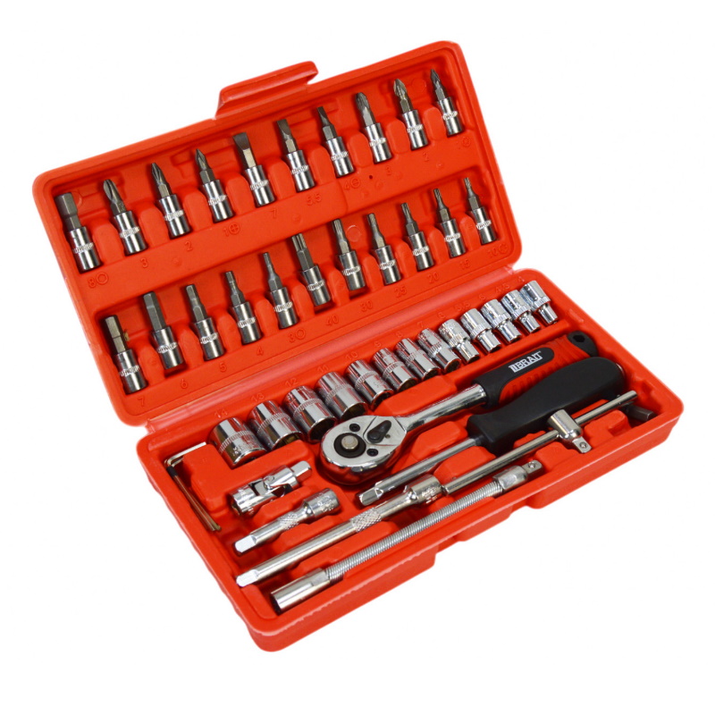 Набор ручного инструмента Brait BRT-46 3501011092 46 предметов 772₽