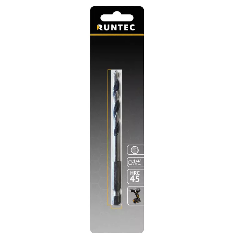 Сверло по дереву Runtec RT-DT4, HRC45, 4 x 93 мм, HEX 1/4" в Рыбинске