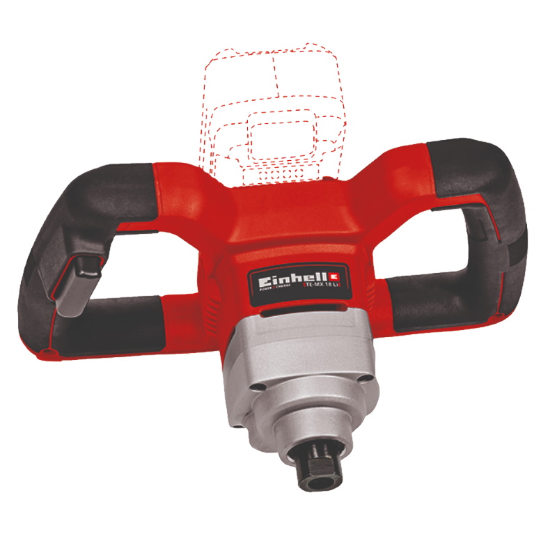 Миксер аккумуляторный Einhell PXC TE-MX 18 Li 4258760SET,18 В, ЗУ, +1 аккумулятор, 5.2 Ач