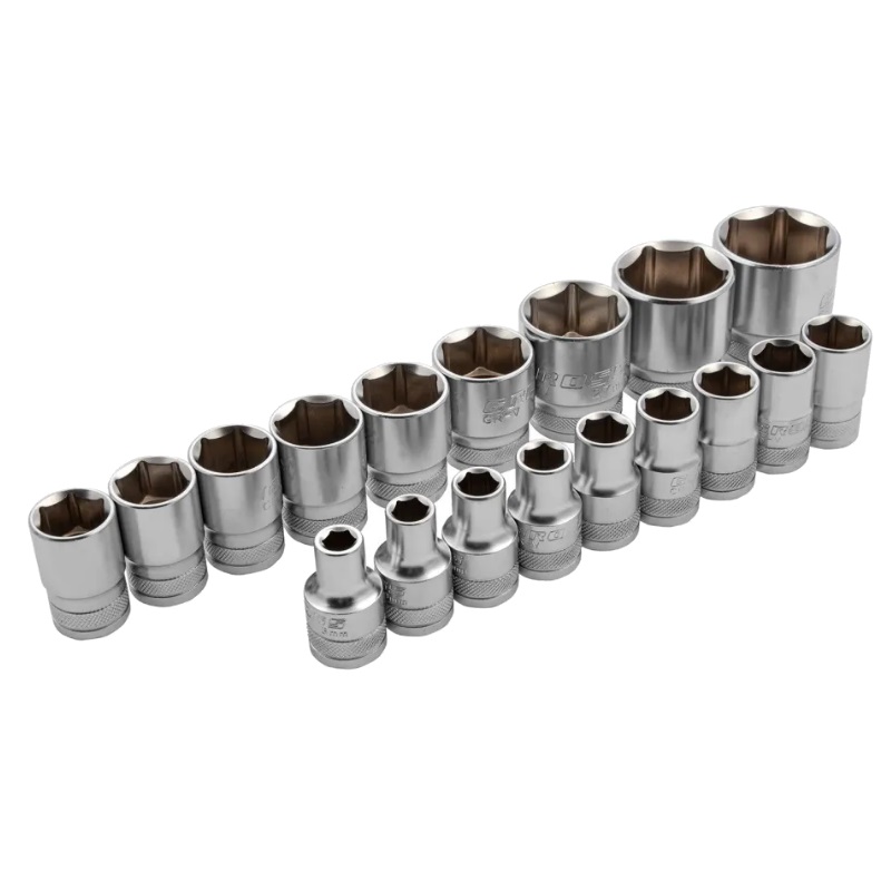Набор инструментов Gross 14152 (115 предметов, 120 зубьев, CrV, 1/4", 1/2")