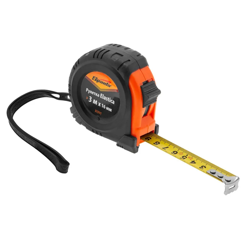 Рулетка Sparta Elastica 31311, 3м*16мм, обрезиненный в Ярославле