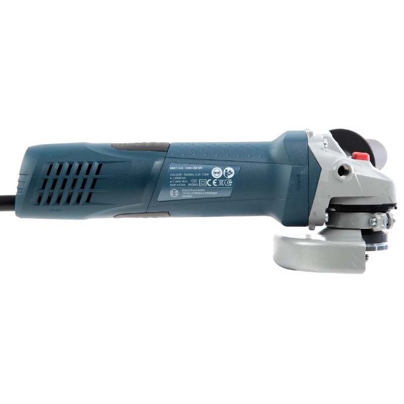 Угловая шлифмашина (болгарка) Bosch GWS 7-115 0.601.388.101, 115 мм, 720 Вт в Рыбинске
