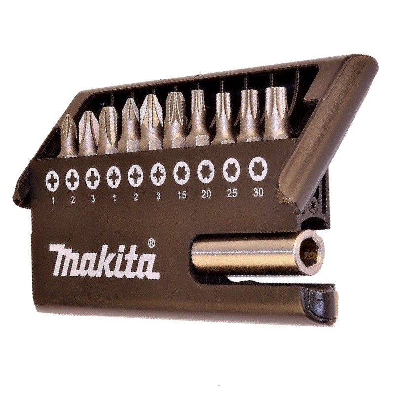 Аккумуляторная дрель-шуруповёрт Makita DF347DWEX9 (2xАКБ Li-ion 14/4 В, 1.5 Ач, ЗУ, кейс + набор бит D-30651)