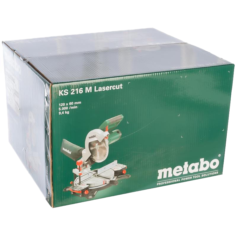 Электрическая торцовочная пила Metabo KS 216 M Lasercut 619216000 (комбинированная) в Туле