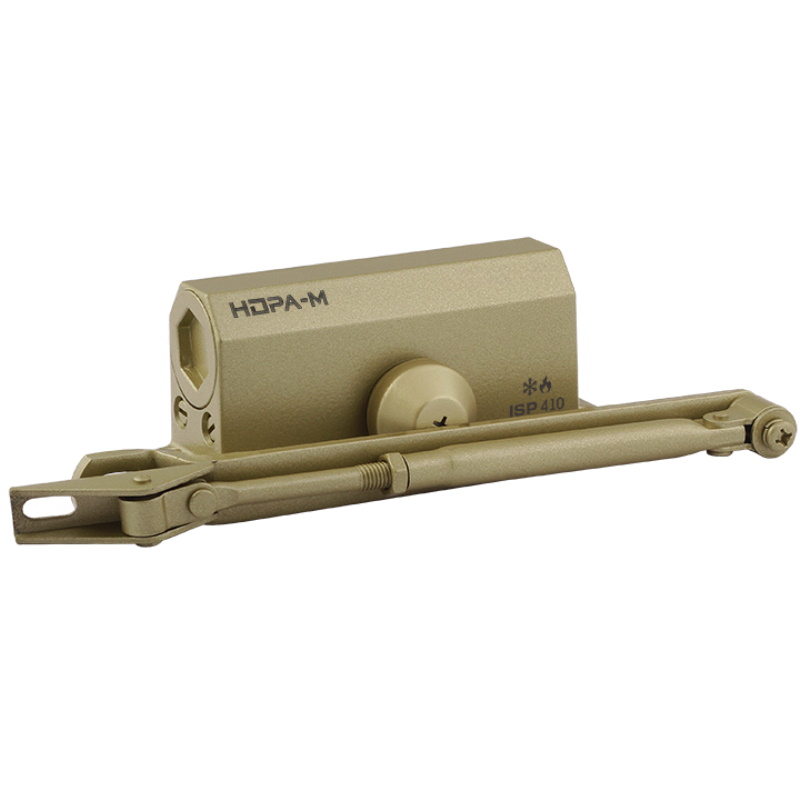 Доводчик дверной Нора-М ISPARUS 410 18342, от 15 до 60 кг, золото в Рыбинске