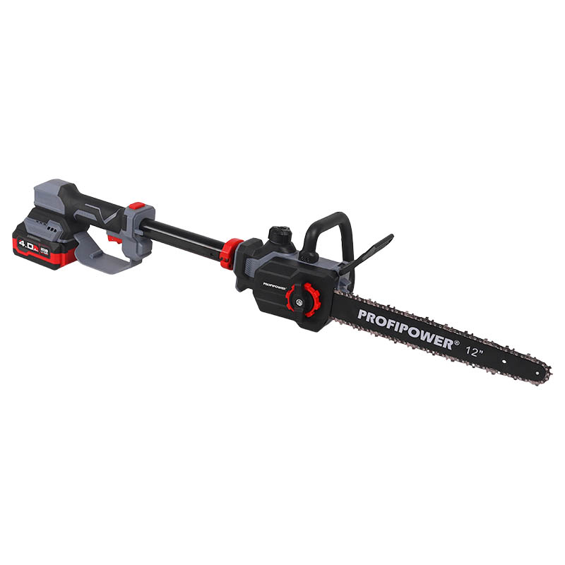 Аккумуляторная бесщеточная цепная пила ProfiPower PL-12 E0285, 20В, 12", с штангой телескопической , Li-ion-2 шт, 4.0Ач,З/У, в коробке в Коврове