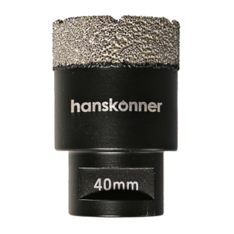 Коронка алмазная для УШМ Hanskonner TilePro H1055-10-40, 40 мм