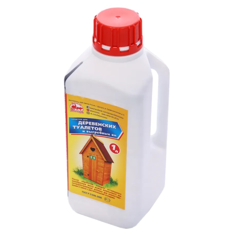 Средство для деревенских туалетов и выгребных ям Артель Золотарь 1 л 1010101 408₽