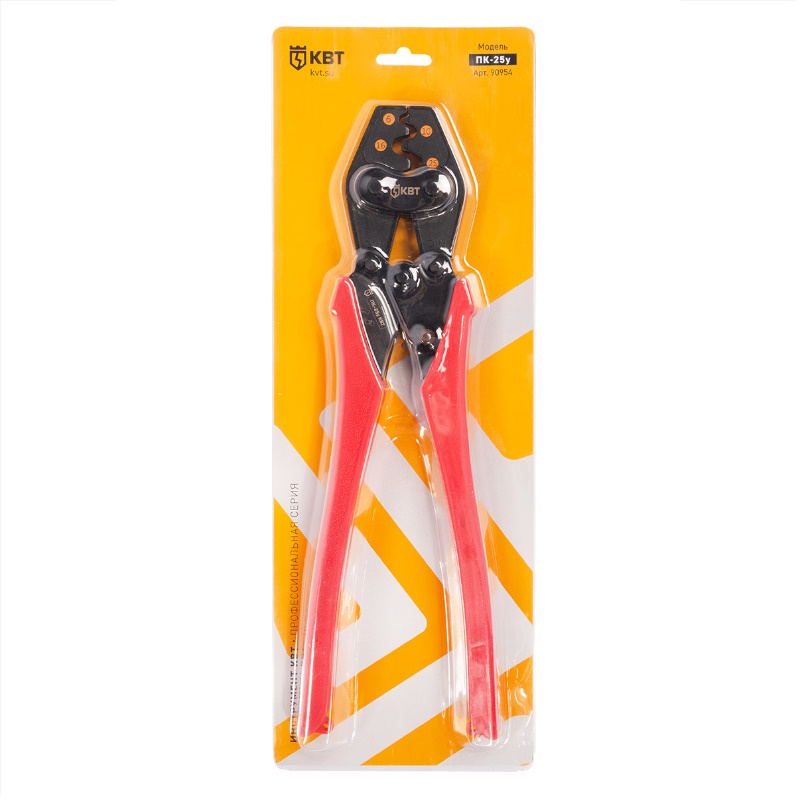 Пресс-клещи усиленные КВТ ПК-25у 90954, серия ПРОФИ