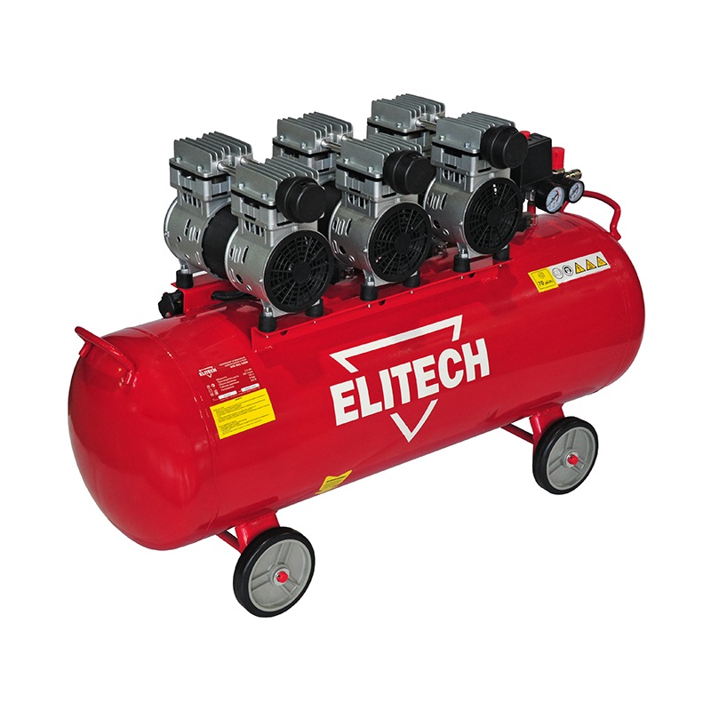 Компрессор коаксиальный безмасляный Elitech КПБ 450/100М 199898