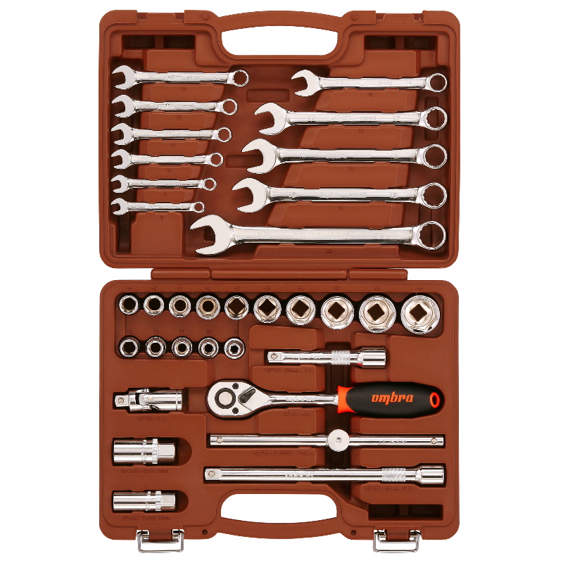 Набор инструментов универсальный Ombra OMT33S, 1/2"DR, 33 предмета в Угличе
