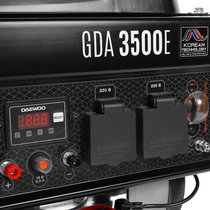 Бензиновый генератор Daewoo GDA 3500E в Ярославле