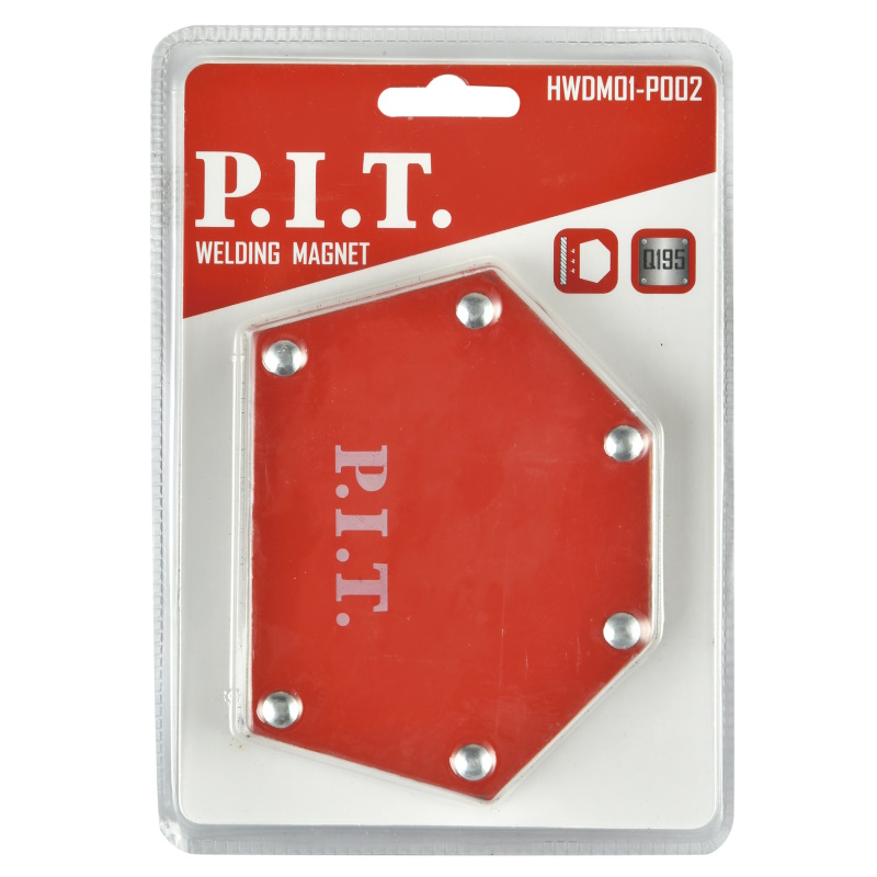 Угольник P.I.T. HWDM01-P002, магнитный корпус 17.5мм, стенки 2.3мм,для фикс. под 30°,45°,60°,75°,135° в Иваново