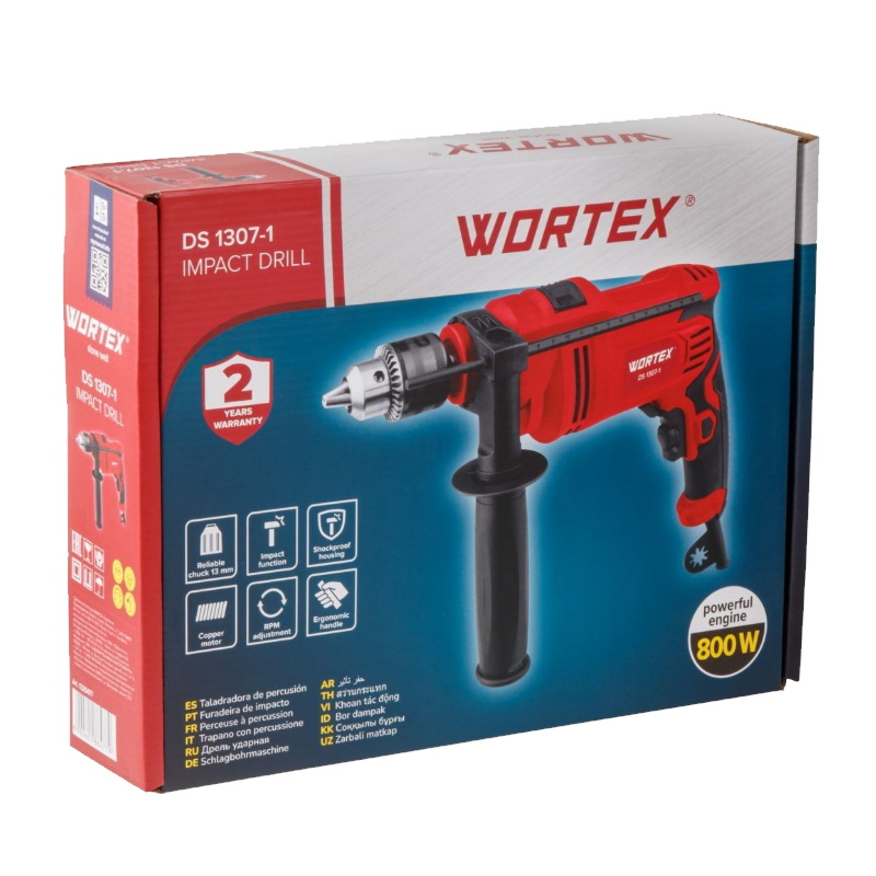 Дрель ударная Wortex DS 1307-1 1325477