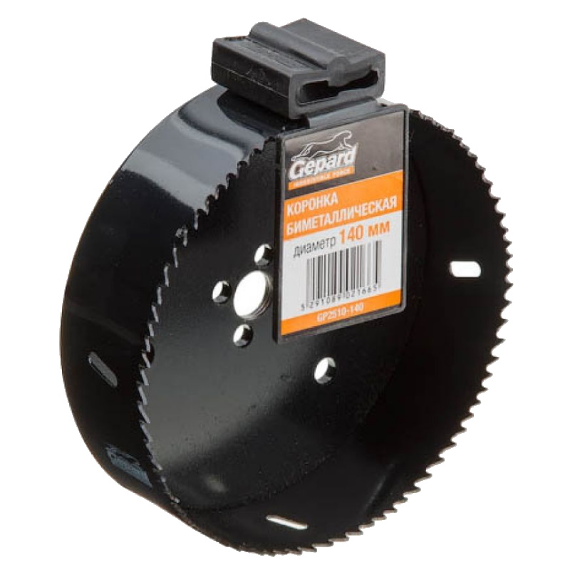 Коронка биметаллическая Gepard GP2510-140 d 140 мм 1137₽