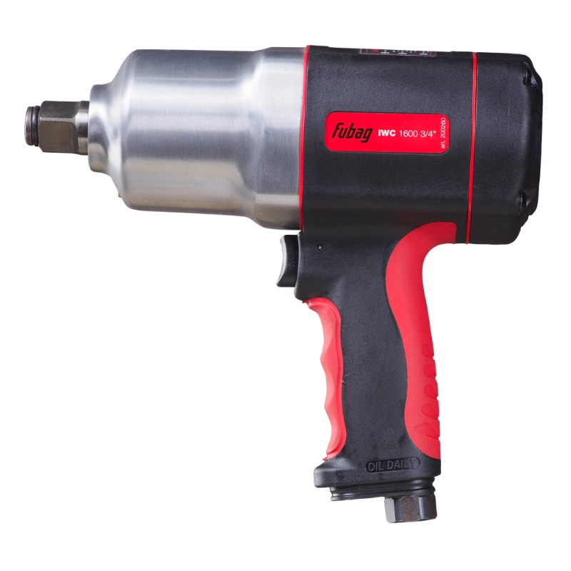 Пневмогайковерт ударный Fubag IWC 1600 200260 34 1600 Нм 62 бар композитный корпус