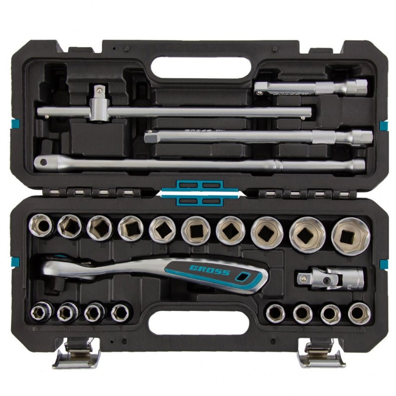 Набор инструментов Gross 14147, 24 пред., 120 зубьев, 1/2" в Костроме