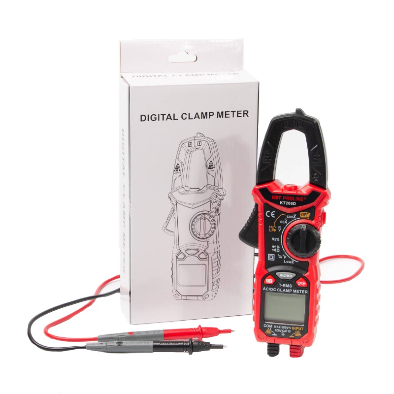 Токовые цифровые клещи КВТ PROLINE KT 206D в Рыбинске