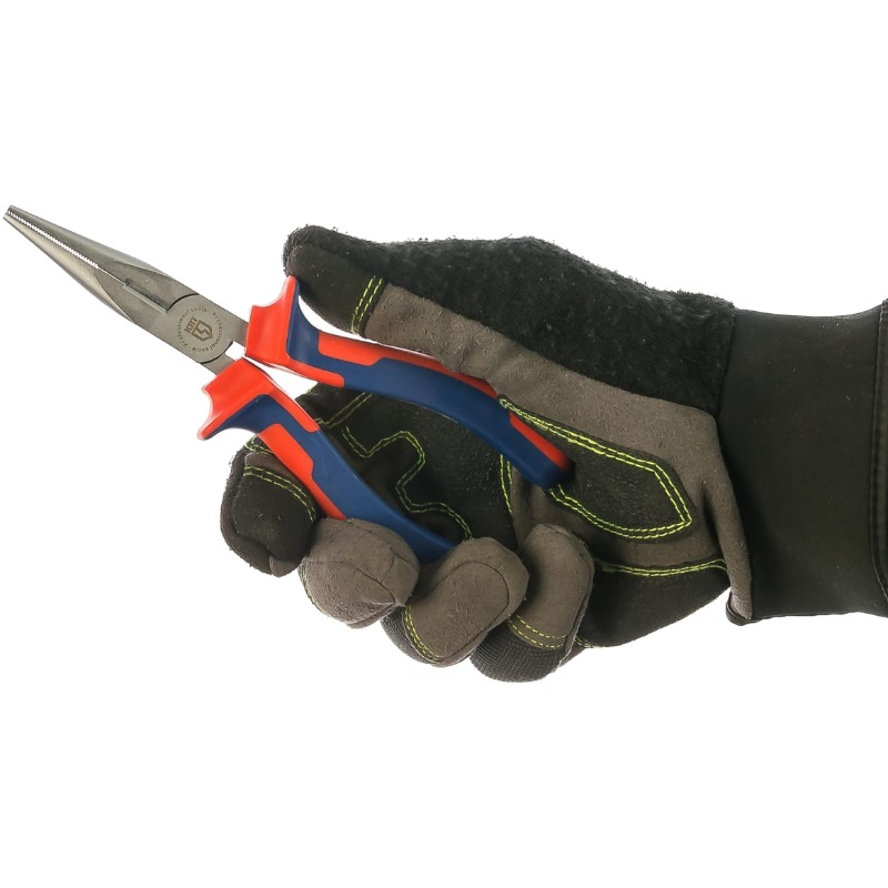 Длинногубцы КВТ Мастер 77422 (160 мм, двухкомпонентные рукоятки)