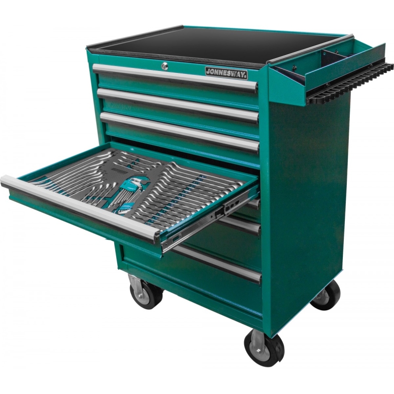 Тележка Jonnesway C-7DW1179V 046670 инструментальная 7-ми полочная с инструментом в ложементах, 179 предметов в Угличе