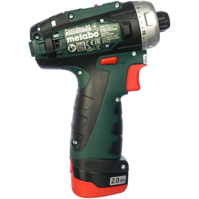 Аккумуляторная дрель-шуруповерт Metabo PowerMaxx BS Basic Set 600080880 в Рыбинске