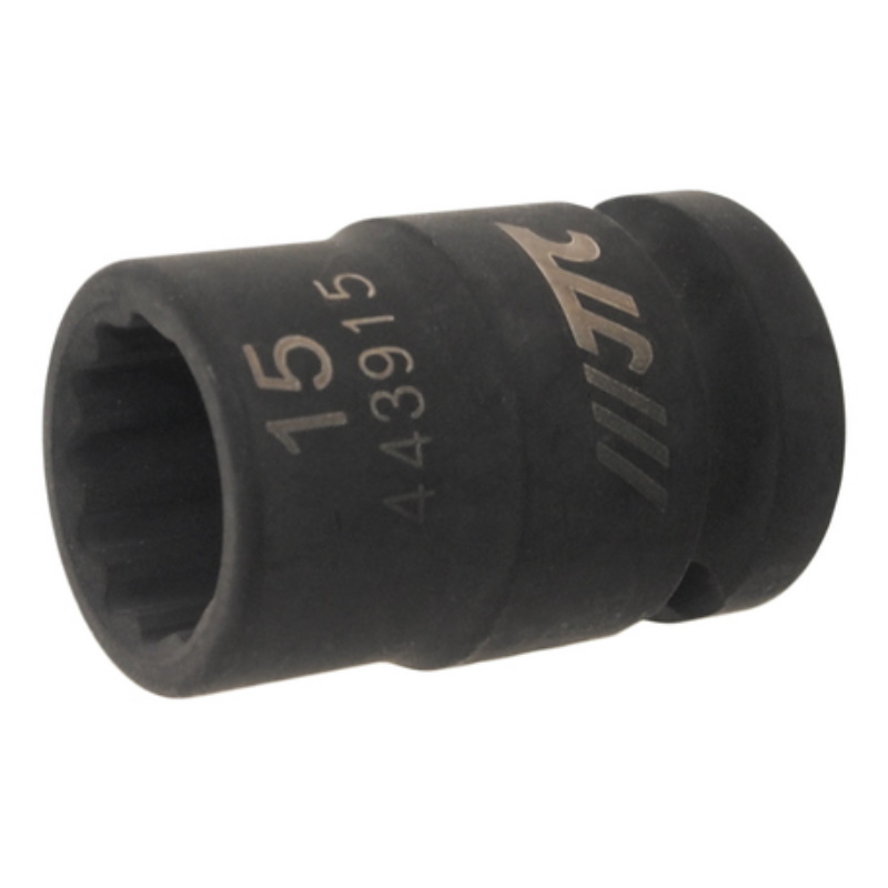 Головка торцевая JTC JTC-443915 ударная 12-гранная 12 х 15 мм длина 38 мм 332₽