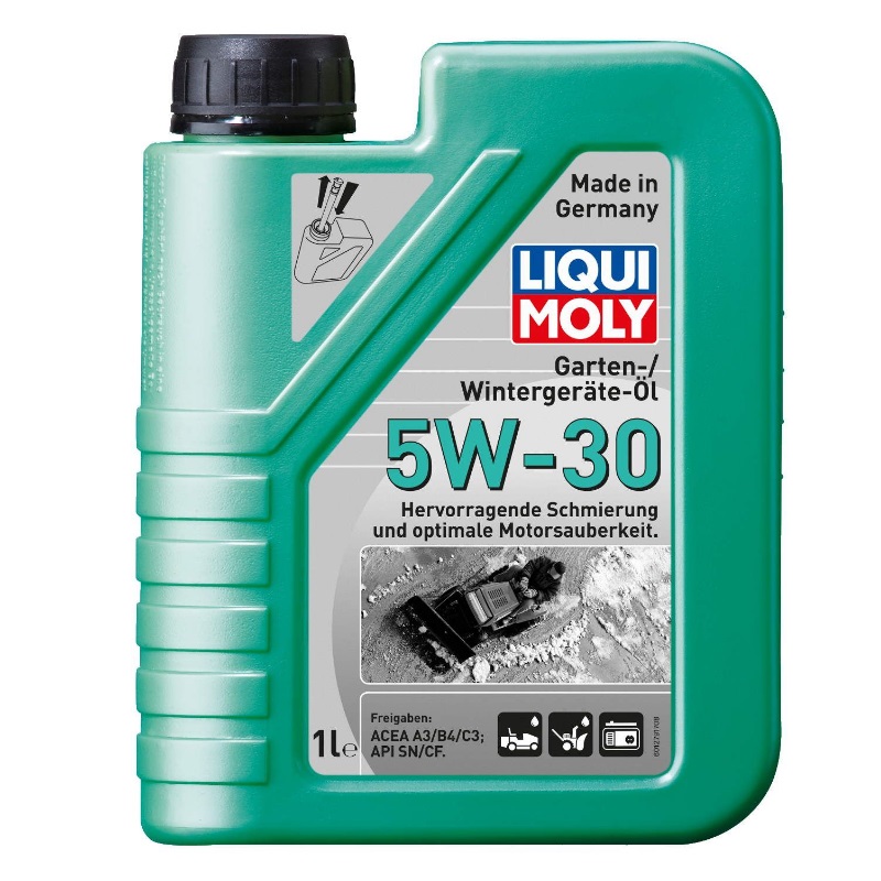 Моторное масло для 4t тактного мотора HC-синт. д/зимней сад. техники Liqui Moly Garten-Wintergerate-Oil 5W-30 CF/SN 39018, 1 л