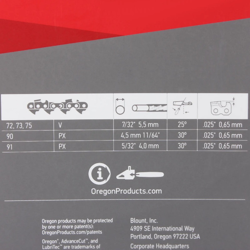 Пильная цепь Oregon 90PX052E (3/8", паз 1.1 мм, количество звеньев 52) во Владимире