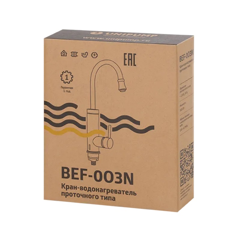 Кран-водонагреватель проточного типа Unipump BEF-003N 31653 в Иваново