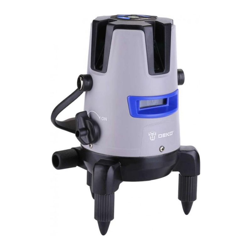 Уровень лазерный самовыравнивающийся Deko LL57 PRO SET 2 065-0104, со штативом, 1 м, 5 линий, красный луч в Коврове