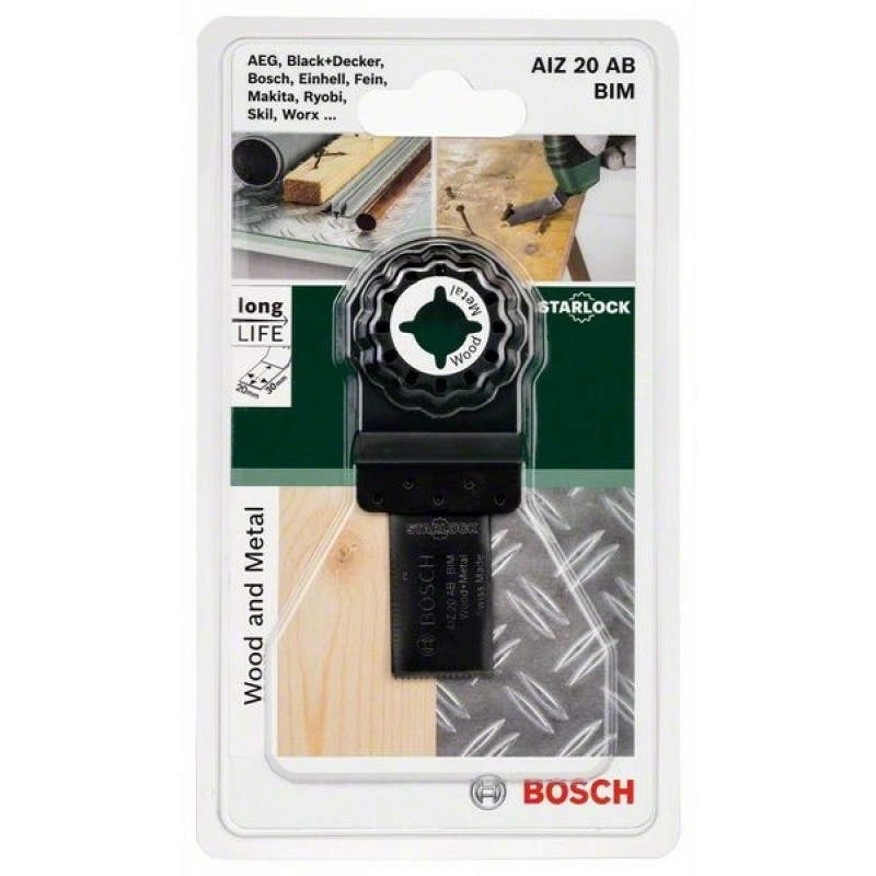 Пильное полотно для PMF 180 DIY Bosch BIM METAL 2.609.256.950, 20 мм в Муроме