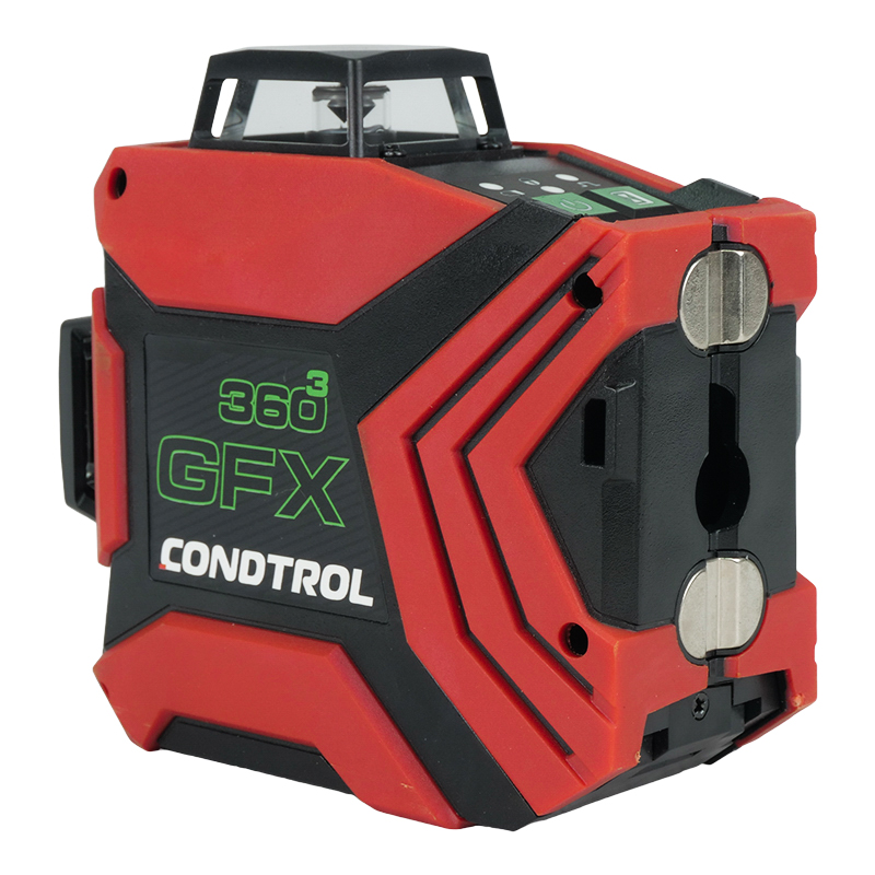 Лазерный уровень (клизиметр) Condtrol GFX360-3 1-2-222, 360°, аккумуляторы и чехол в комплекте