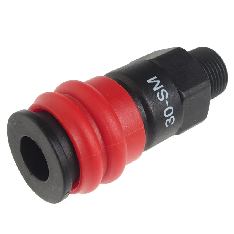 Соединитель быстросъемный композитный JTC JTC-JW1071-30SMC, 3/8" внешняя резьба, европейский стандарт, тип БРС мама  в Коврове