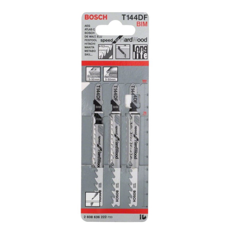 Пилки для лобзика Bosch T 144 DF, BIM 2.608.634.567 (5 шт.) в Муроме