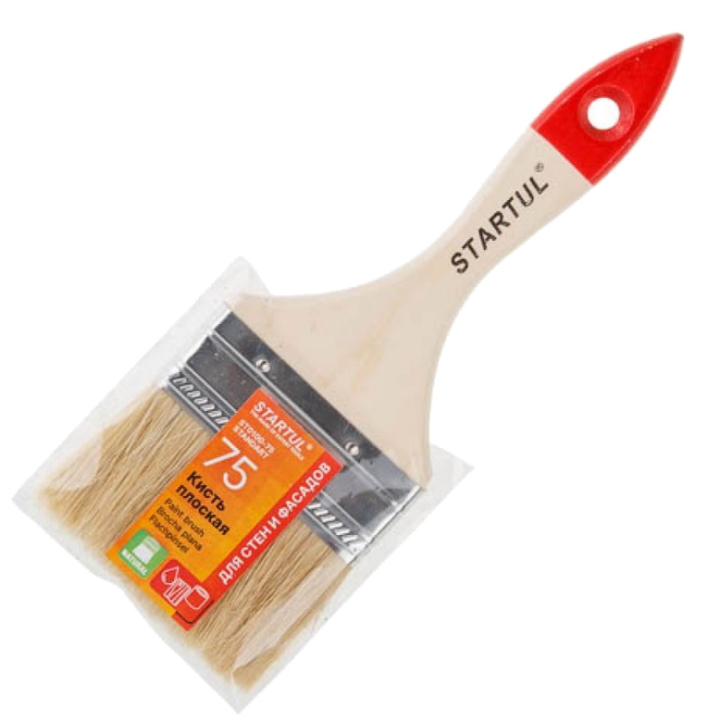 Кисть плоская Startul STANDART ST0100-75 3-75 мм 73₽
