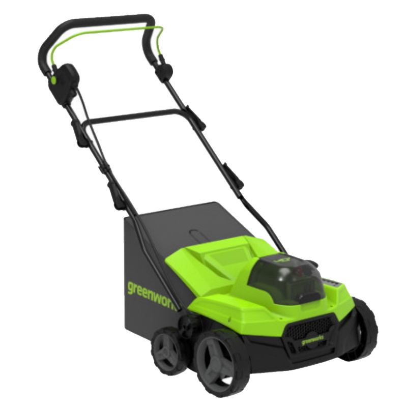 Аэратор-скарификатор аккумуляторный Greenworks 2517607UB, 40V, бесщеточный, c 1хАКБ 4Ач и ЗУ в Кинешме